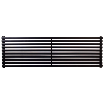 Трубчатый радиатор Betatherm горизонтальный Quantum BQH2 405x1000 (Черный Ral9005M подк. 34)